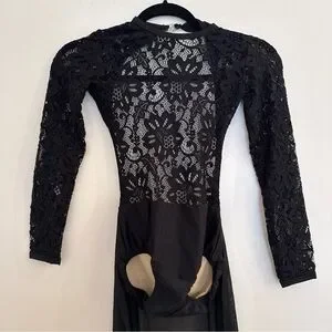 Divawear divawear | Costumes | Nwot Stretch Leotard With Attached Skirt In Back ...